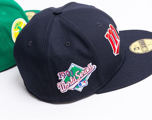 Kšiltovka New Era 59FIFTY 1991 World Series Atlanta Braves VS Minnesota Twins - Navy