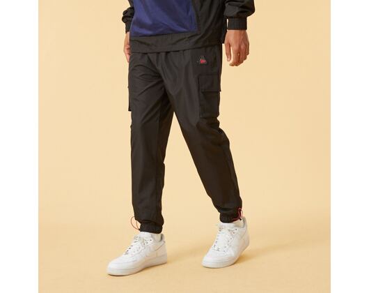Tepláky New Era Cargo Track Pants Black / Bright Red