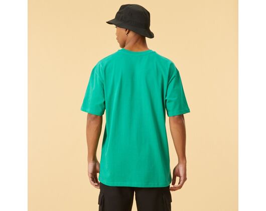 Triko New Era Rubber Patch Oversized Tee Bright Green