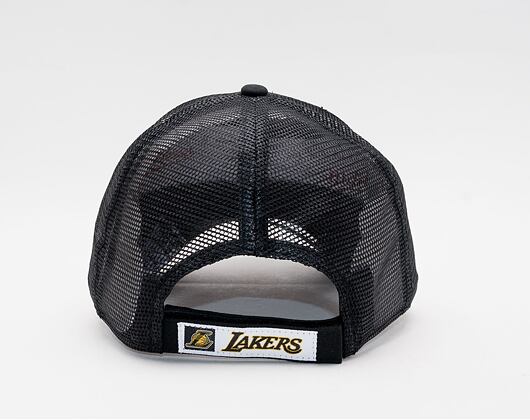 Kšiltovka New Era 9FORTY Trucker Home FIeld Los Angeles Lakers Black