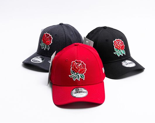 Kšiltovka New Era 9FORTY Cotton Rugby Footbal Union Strapback Scarlet