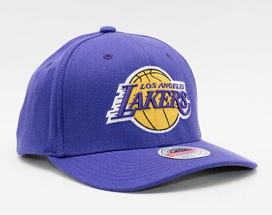 Kšiltovka Mitchell & Ness Team Ground 2.0 Stretch Snapback Los Angeles Lakers Purple