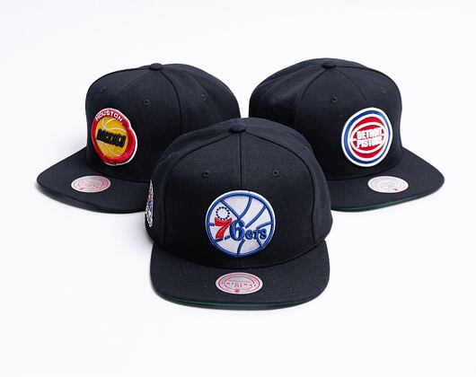 Kšiltovka Mitchell & Ness Top Spot Snapback HWC Philadelphia 76ers Black