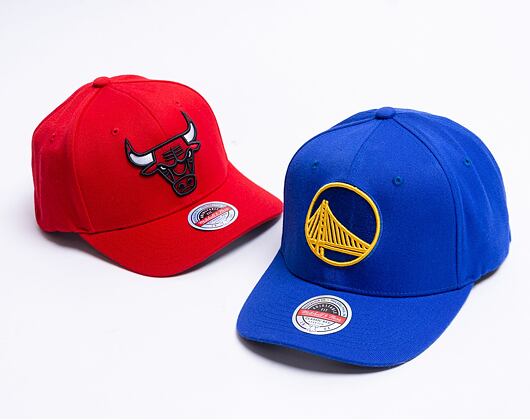 Kšiltovka Mitchell & Ness Team Ground 2.0 Stretch Snapback Golden State Warriors Blue