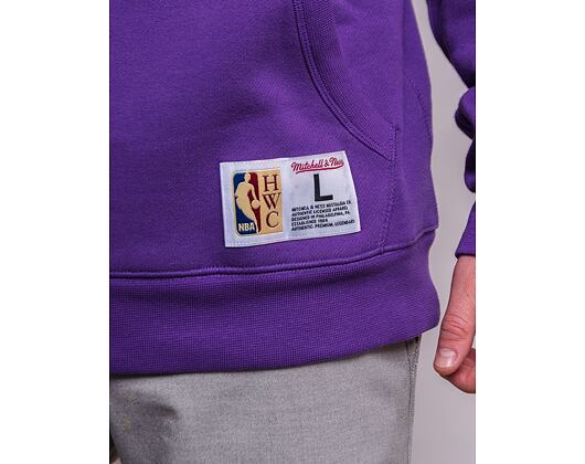 Mikina Mitchell & Ness Champ City Hoody Los Angeles Lakers Purple