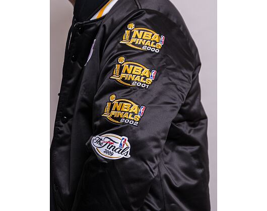 Bunda Mitchell & Ness Champ City Satin Jacket Los Angeles Lakers Black