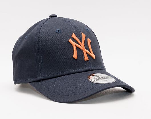 Dětská kšiltovka New Era 9FORTY Kids League Essential New York Yankees Strapback Navy/Toffee