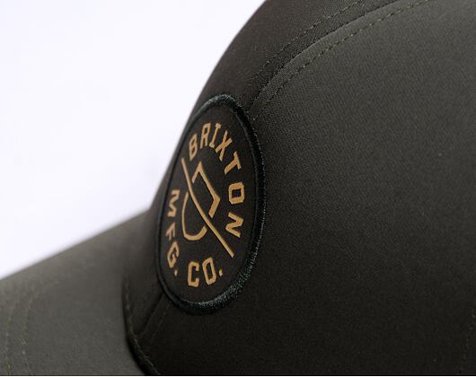 Kšiltovka Brixton Crest X Mp Snapback Military Olive