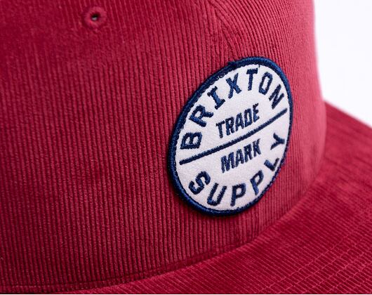 Kšiltovka Brixton Oath III Snapback Dark Brick