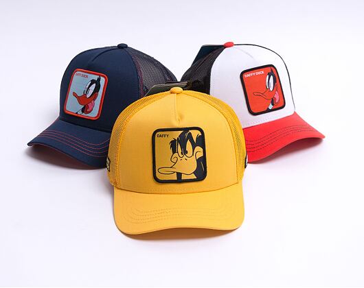 Kšiltovka Capslab Trucker - Looney Tunes - Daffy Duck - Yellow