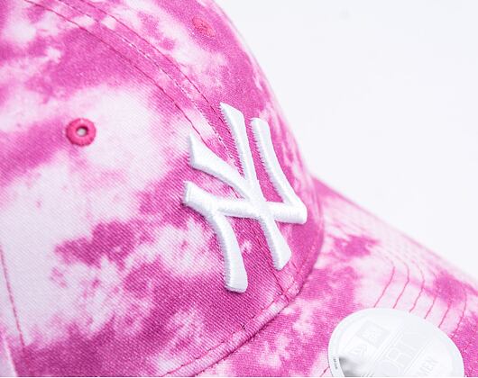 Dámská kšiltovka New Era 9FORTY Womens MLB Tie Dye New York Yankees Strapback Pink