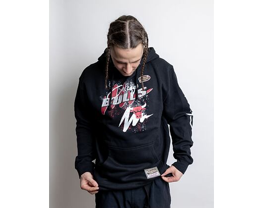 Mikina Mitchell & Ness Hyper Hoops Hoodie Chicago Bulls Black