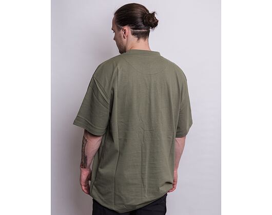 Triko Karl Kani Small Signature Essential Tee military green