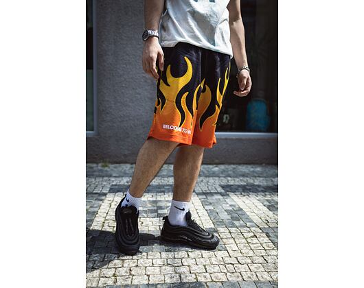Kraťasy Rip N Dip Welcome To Heck Basket Ball Shorts Black RND9029