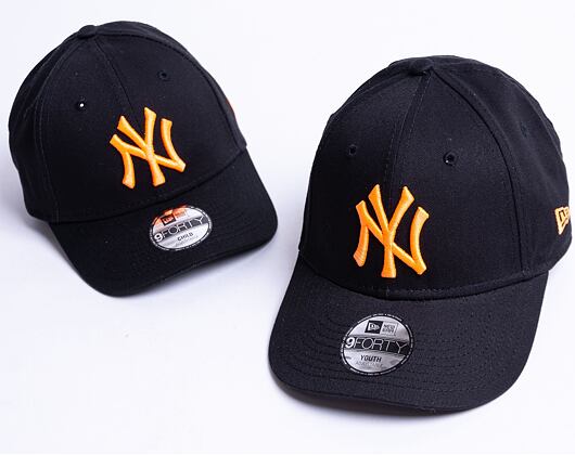 Dětská kšiltovka New Era 9FORTY Kids MLB Neon Pack New York Yankees Strapback Black