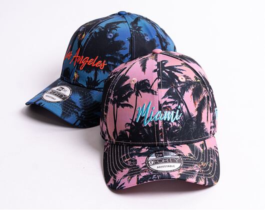 Kšiltovka New Era 9FORTY Tropical Strapback Pink