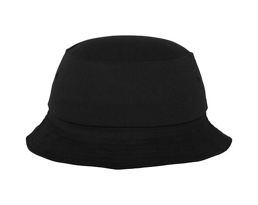 Klobouk Yupoong Flexfit Cotton Twill Bucket Hat Black