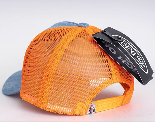 Kšiltovka Von Dutch Russel Trucker Denim Blue/Orange