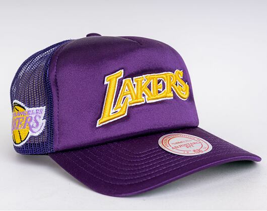 Kšiltovka Mitchell & Ness Logo Remix Trucker Snapback HWC Los Angeles Lakers Purple