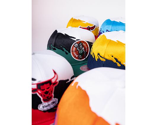 Kšiltovka Mitchell & Ness Paintbrush Snapback HWC Boston Celtics White / Green