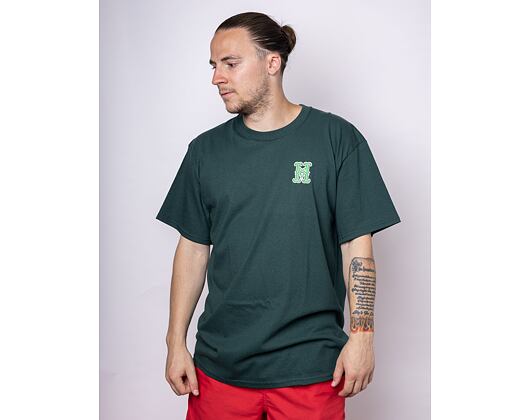 Triko HUF × Thrasher High Point T-Shirt Forest Green