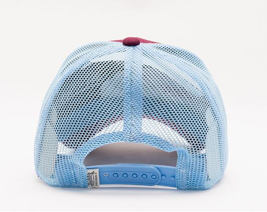 Kšiltovka Von Dutch Boston Trucker Cotton Twill Purple/Lt.Blue