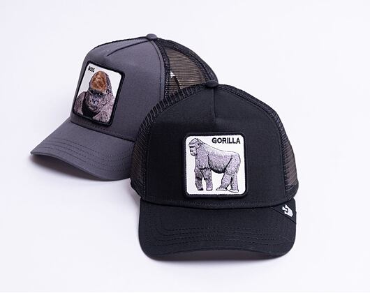 Kšiltovka Goorin - Animal Farm Core The Gorilla - Black