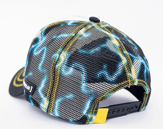 Kšiltovka Capslab Pokemon - Pikachu Trucker White / Thunder Print
