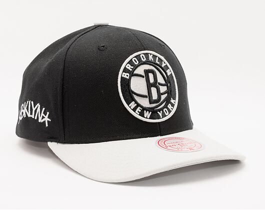 Kšiltovka Mitchell & Ness Off Team Snapback Brooklyn Nets Black