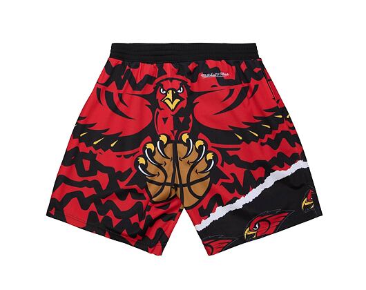 Kraťasy Mitchell & Ness NBA Jumbotron 2.0 Shorts Atlanta Hawks Black / Red