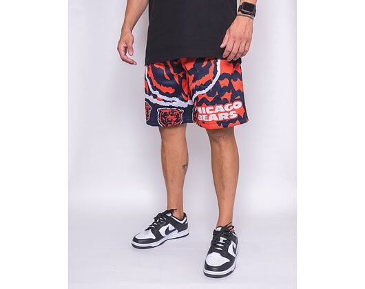 Kraťasy Mitchell & Ness NFL Jumbotron 2.0 Shorts Chicago Bears Navy / Orange