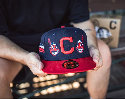 New Era × Adam Wave 59FIFTY MLB “Banned” Cleveland Indians Fitted