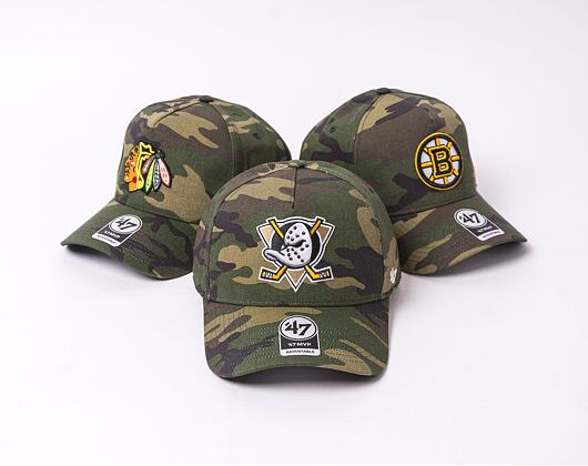 Kšiltovka 47 Brand Anaheim Ducks Grove Snapback Camo