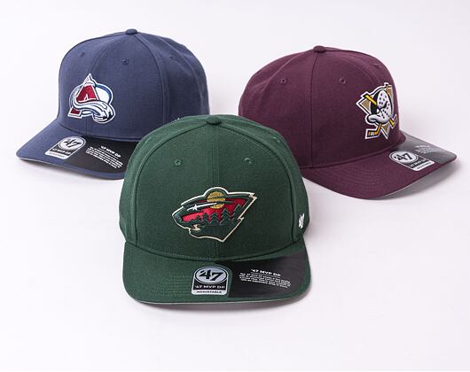 Kšiltovka 47 Brand Minnesota Wild Cold Zone ‘47 MVP DP Dark Green