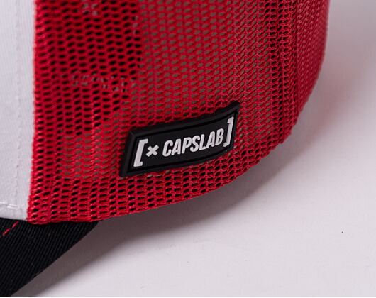 Kšiltovka Capslab Trucker - Super Mario CL/SMB/1/MAR White / Red