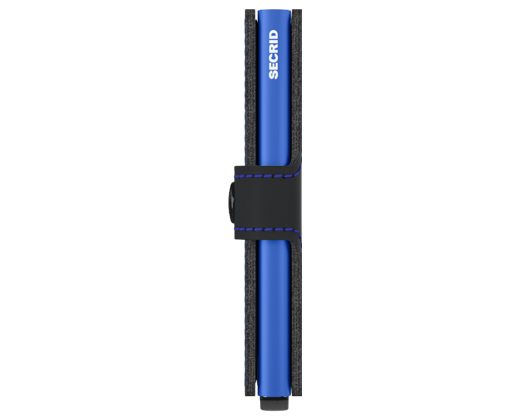 Peněženka Miniwallet Secrid Matte Black & Blue