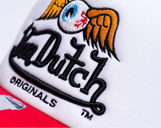 Kšiltovka Von Dutch Baker Trucker Foam White/Red