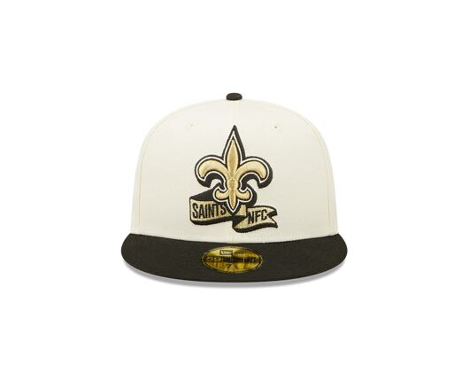 Kšiltovka New Era 59FIFTY NFL22 Sideline New Orleans Saints Off White / Team Color