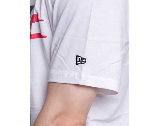 Triko New Era NBA Tear Graphic Tee Chicago Bulls White