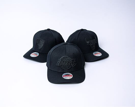 Kšiltovka Mitchell & Ness Blk/Blk Logo Classic Red Los Angeles Lakers Black
