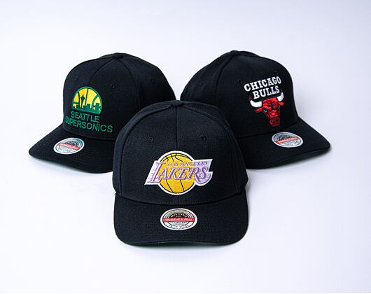 Kšiltovka Mitchell & Ness Classic Red Snapback Los Angeles Lakers Black