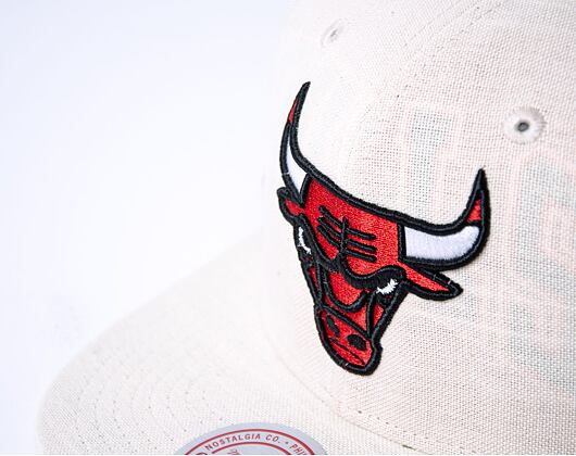Kšiltovka Mitchell & Ness Cut Away Snapback Nba Chicago Bulls Off White
