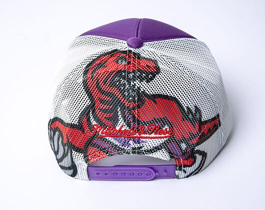 Kšiltovka Mitchell & Ness Off The Backboard Trucker Hwc Toronto Raptors Purple / White
