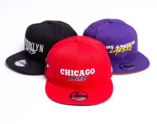 Kšiltovka New Era 9FIFTY NBA Script Team Chicago Bulls Red