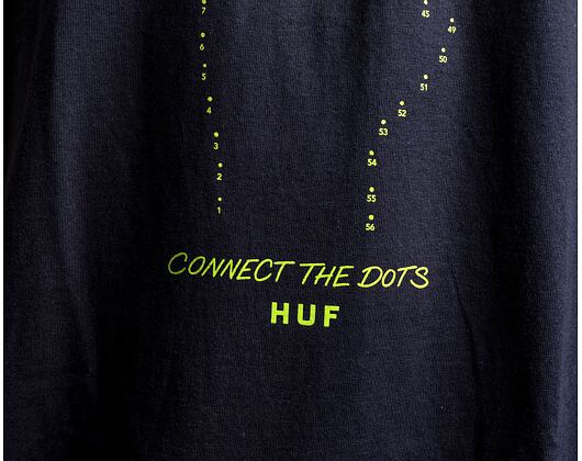 Triko HUF Connect The Dots T-Shirt Black