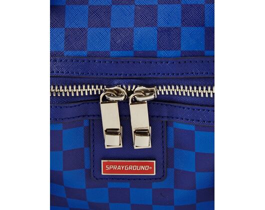 Taška Sprayground Blue Checkered Shark Duffle