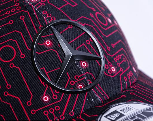 Kšiltovka New Era 9FORTY Rep All Over Print Mercedes-Benz Grand Prix Black / Digi Print