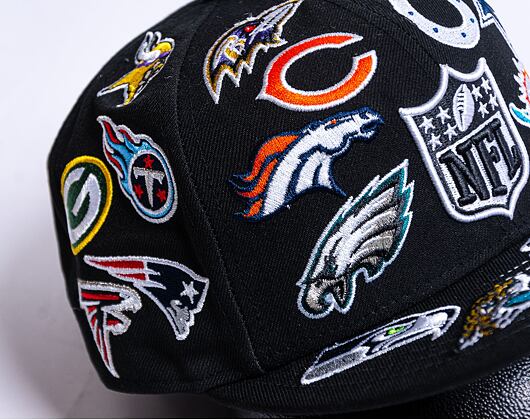 Kšiltovka New Era 59FIFTY NFL All-Over-Patch NFL League Black
