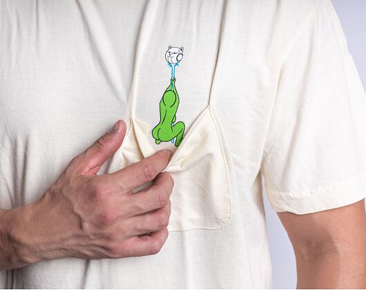 Triko Rip & Dip Stripndip Pocket Tee Natural