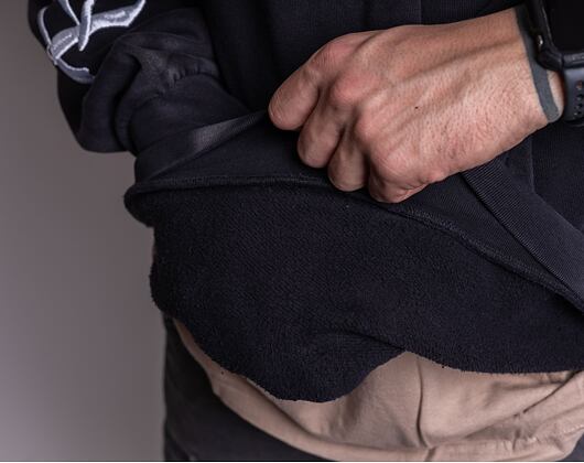 Mikina Rip & Dip Mystic Jerm Hoodie Black Faded Wash
